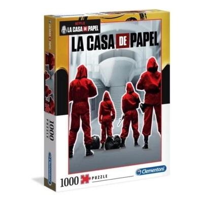 Puzzle Set da 2 Box - La Casa De Papel - 1000 pz e 500pz Temi come da foto Nuovi - Immagine 1 di 3