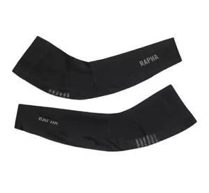 Rapha PRO TEAM Soft Shell Arm Warmers Black BNWT Size M - Picture 1 of 5