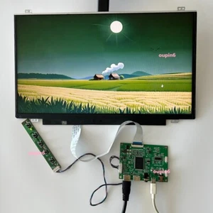 Pannello 14" 1920X1080 Schermi FHD IPS LED FAI DA TE + Scheda Controller KIT 2 MINI HDMI - Foto 1 di 7