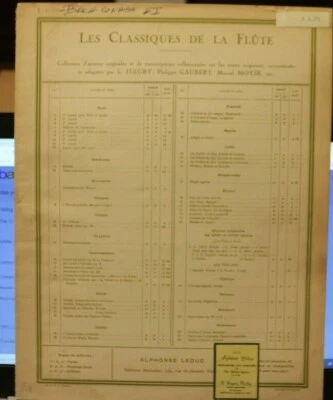 Flute & Piano: Sonata #1 by J S Bach arr M Moyse New this edition out of print - Image 1 of 4