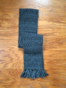 NWT POLO RALPH LAUREN ZURICH HEATHER MERINO WOOL GRAY GREY NECK WRAP SCARF - Picture 1 of 11