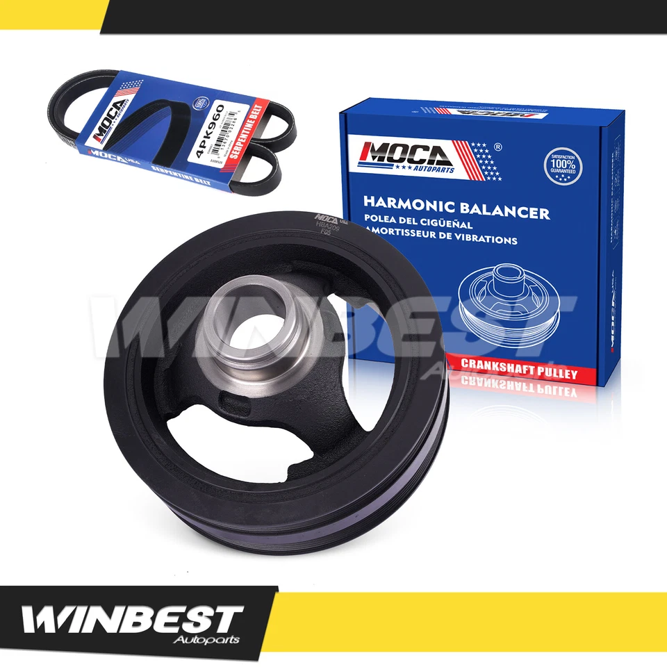 Cinturón serpentino equilibrador armónico para 02-08 Escalade Express Savana Sierra Yukon Foto 1 de 4