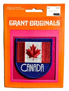 Vintage Grant Originals Canada Red Maple Leaf Embroidered Patch - Picture 1 of 1