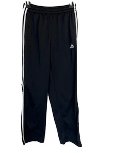 Boy's Black adidas Jogging Track Pants. L ( 14/16 ). !00% Polyester - Picture 1 of 10