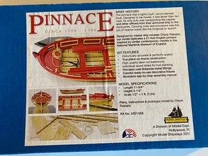Model Shipways 21ft English Pinnace Wood & Metal Model Ship Kit 1:24 Scale - Picture 1 of 16