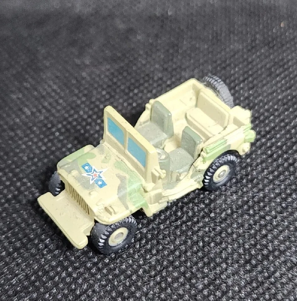 MICRO MACHINES Military Jeep Galoob 1994 L.G.T.I. LGTI Green Camo - Image 1 of 4
