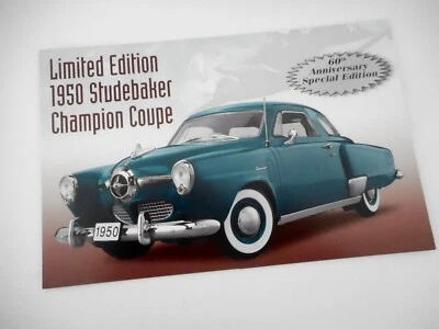 SOLO FOLLETO Danbury Como Nuevo 1950 Studebaker Champion Cupé Foto 1 de 2