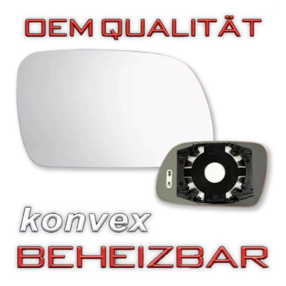 VETRO SPECCHIETTO RETROVISORE ESTERNO PER PEUGEOT 307 307 SW STATION WAGON 307 CC DESTRO RISCALDABILE - Immagine 1 di 1