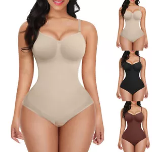 Womens Full Body Shaper Shapewear Bodysuit Seamless Firm Tummy Control Slimming - Picture 1 of 23