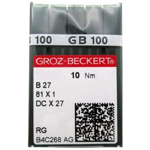 100 Pk. Groz-Beckert B27, DCX27 Industrial Overlock Sewing Machine Needles - Picture 1 of 1