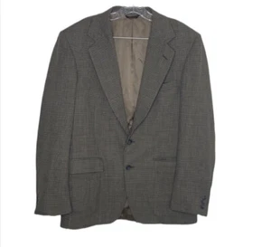Botany Five Hundred 500 Brown Herringbone Tweed 2 Button Sportscoat Sz 38R - Picture 1 of 8