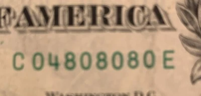 ⚡️⚡️August 8, 1948⚡️⚡️     Birthday Note , dollar - Image 1 of 3