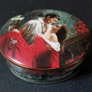 Scarlett & Rhett Music Box by William Chambers Gone With the Wind 1992 Vintage - Bild 1 von 8