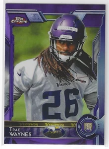TRAE WAYNES 2015 TOPPS CHROME ROOKIE PURPLE REFRACTOR RC SEATTLE SEAHAWKS - Picture 1 of 2