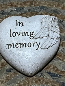 Heart Shaped Latex Mould To Make Memorial Plaque, Ornament, Hobby - Picture 1 of 8