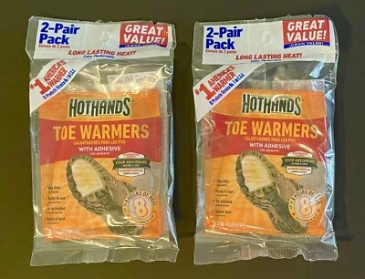 HotHands Toe Warmers - 2 Packs/4 Pairs - Up To 8 Hours Of Heat - Exp. 03/2024 - Image 1 of 2