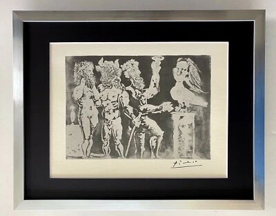 Pablo Picasso | Litografía firmada vintage 1956 | Mate a 11x14 | Ltd. Edición Foto 1 de 4