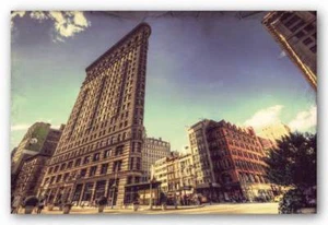 Flat Iron Eric Wood Art Print 8x12 - Picture 1 of 1