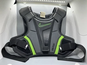 Nike Vapor 2.0 Lacrosse Chest Pad Liner Sz Youth 10 -15 Adjustable Black Grey - Picture 1 of 4