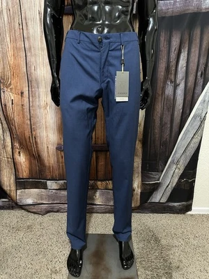Pantalones de vestir de lana azul Canali talla 32 (31x34) EUR 48R NUEVOS CON ETIQUETAS “Impecabile” Foto 1 de 4