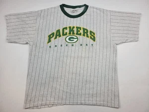 Camisa deportiva Lee a rayas Green Bay Packers 1997 vintage 2XL hechizo de nuez moscada años 90 - Imagen 1 de 9