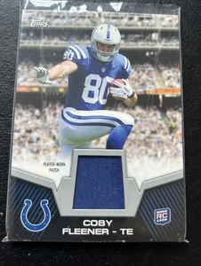 2012 Topps Coby Fleener #RP-CF RC Patch Colts - Picture 1 of 2