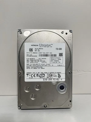 Hitachi Ultrastar 750GB 7200RPM SATA 3.0Gbps 3.5" Hard Drive - HUA721075KLA330 - Image 1 of 2