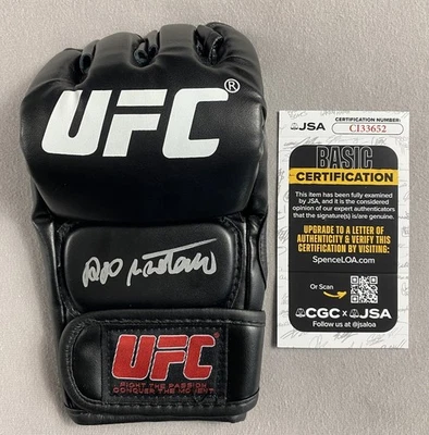 GUANTE DE LUCHA ANTONIO RODRIGO NOGUEIRA AUTÓGRAFO UFC/MMA JSA CI33652 Foto 1 de 2