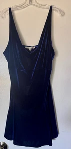 RAR! Victoria’s Secret blaues Samtkleid Large Coctail Nachthemd sexy kurz - Bild 1 von 7