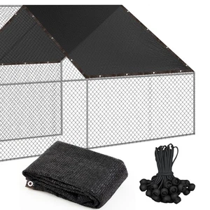 Cubierta para gallinero VitalCozy UV 90% tela de sombra para verano 11. 5 x 6. 6 ft Bl... - Imagen 1 de 7