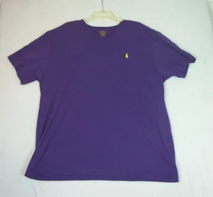 Polo Ralph Lauren T-Shirt Men’s XXL  Grape Color Tee Short Sleeve - Picture 1 of 13