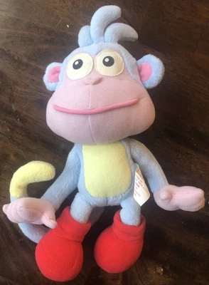 Botas Fisher Price Dora The Explorer 2001 mono posable hablar felpa de 10" Foto 1 de 4