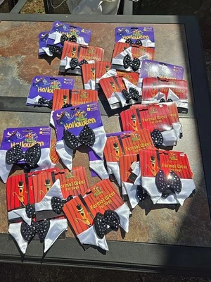 Dog Bow Ties Wedding Formal Event  Bulk Lot Of 27  Bowties Xtra Small To Large - Image 1 of 2