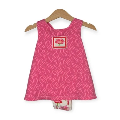 Romper Marimekko por Sweet Potatoes Snap-bottom 18mos - Imagem 1 de 4