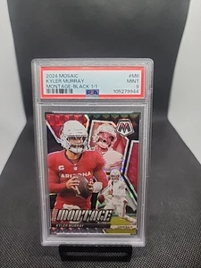 2024 Mosaic Kyler Murray Montage-black 1/1 #M6 Psa 9 - Picture 1 of 2