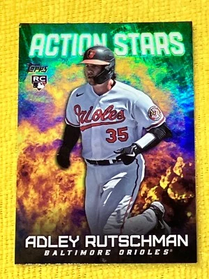 2023 Topps Chrome Update Series - Action Stars #ASC-1 Adley Rutschman (RC) - Image 1 of 2