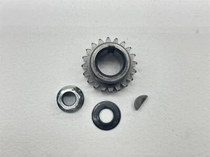 1994 Kawasaki KX125 Primary Drive Gear OEM Nut Dirtbike Washer KX 125 - Picture 1 of 4