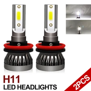 H11 2x Kit de bombillas de faros LED lámpara de haz bajo 6000K para Toyota Prius 2010-2015 - Imagen 1 de 8