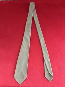 Original WW2 U.S. Army Enlisted Soldiers Khaki Uniform Neck Tie - Picture 1 of 5