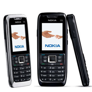 Odblokowane oryginalne telefony komórkowe NOKIA E51 Bluetooth WIFI 3G Mp3 Bar Telefon komórkowy