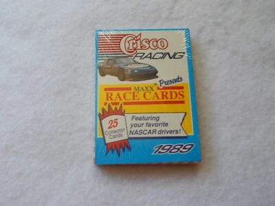 1989 Crisco Racing MAXX 25 Card Factory Sealed Set with Dale Earnhardt RC - Image 1 of 2