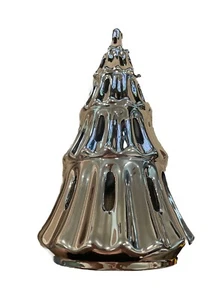 Yankee Candle silver 5 tier Christmas Tree candle holder winter decor - Picture 1 of 4