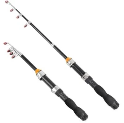 Telescopic Fishing Rod, Collapsible Fishing Rod Small Full Extend 3.2 Feet - Image 1 of 4