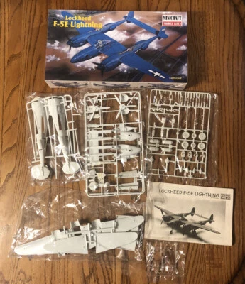 Minicraft 11627 Lockheed F-5E Lightning Twin-Engine Recon 1:48 Scale Opened Box - Image 1 of 4