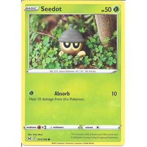 011/196 Seedot : Common Card : Pokemon Trading Card Game : SWSH-11 Lost Origin - Picture 1 of 3