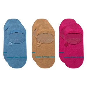 Stance Mujeres 3 Pk Multicolor No Show Cojín Icono Informal Calcetín Conjunto Talla M 8-10.5 - Imagen 1 de 1
