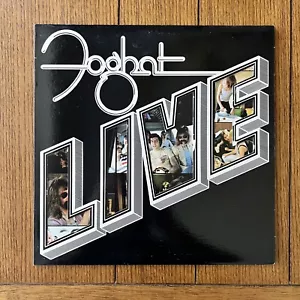 Foghat - Live Vinyl Record Die Cut 1977 Bearsville Records - Imagen 1 de 6