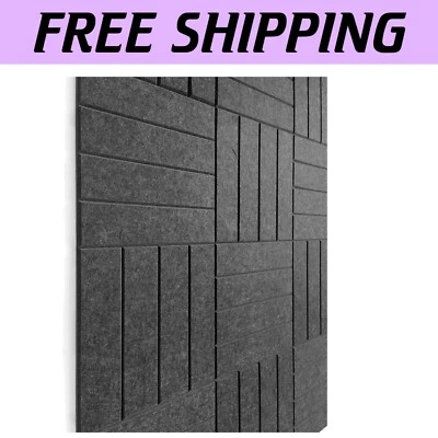 Customizable Wall Tiles Bulletin Board - 12 Felt Panels with Removable Adhesives - Image 1 of 4