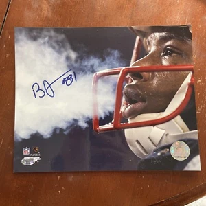 BETHEL JOHNSON AUTOGRAPHED SIGNED AUTO NFL FOOTBALL Photo 8x10 PATRIOTS RARE - Picture 1 of 1