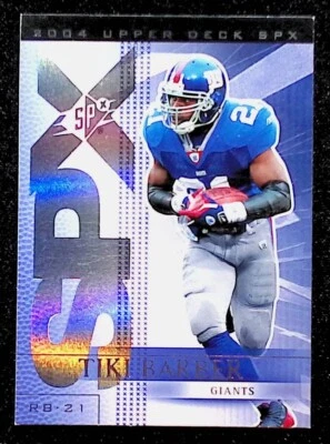Tiki Barber 2004 Upper Deck SPX #65 - Image 1 of 2